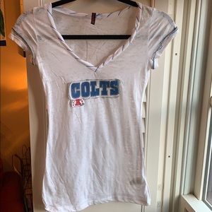 Colts Football - T-Shirt - Burn-out -Small